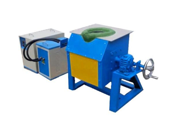 5-8mins IGBT Small Copper Smelter Induction Furnace For Aluminium Melting