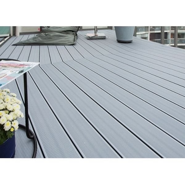 150*25mm Rot Resistant Composite WPC Decking Custom Length