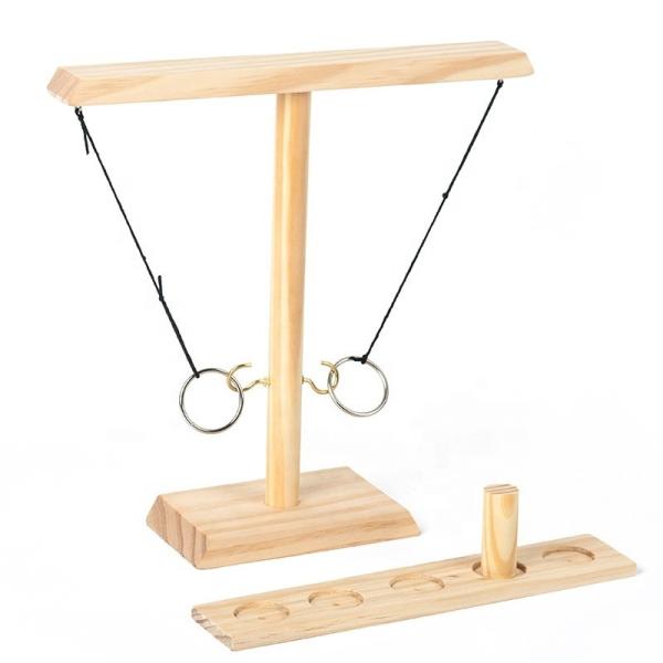 Jeux de lancer des anneaux pour adultes, jeux de jardin, décoration de patio, jeux extérieurs intérieurs, jeu de crochet en bois et de bague pour les bars, la maison, la fête