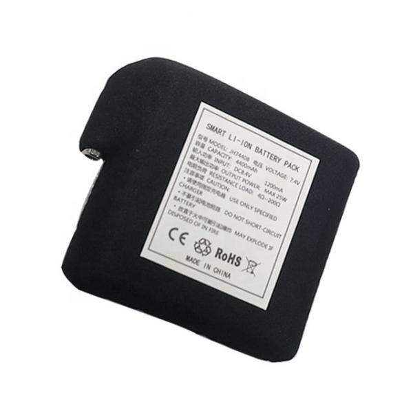 Black Cloth Wrapped Battery 7.4V 4400mAh 5200mAh 6400mAh 7000mAh Batteries For Heated Vest