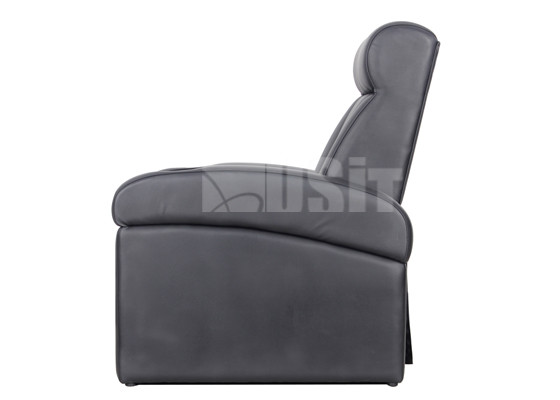Padded Upholstery Theater Seating Furniture , Single Recliner Chair High Strength Structure
