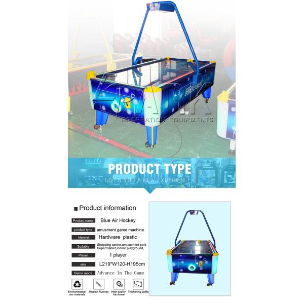 Epark Blue Air Hockey Video Entertainment Equipment Coin Pusher Attractive