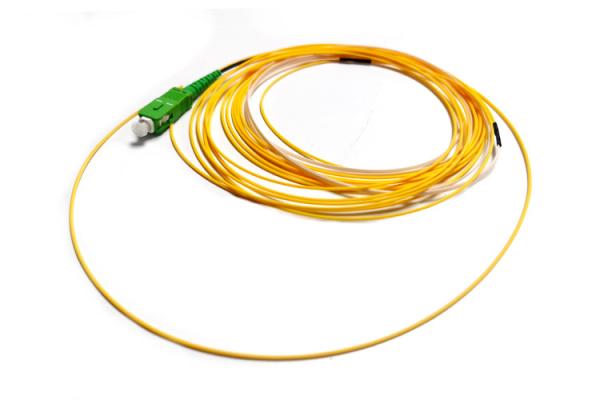 Single Mode SC APC Fiber Optic Pigtail Simplex 0.9mm 3m