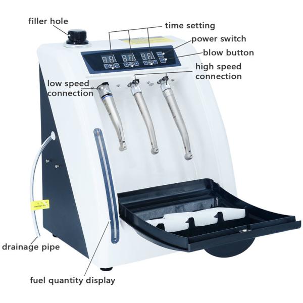 смазчик 60L/Min зубоврачебный Handpiece высокий или низкоскоростного Handpiece смазывая машину