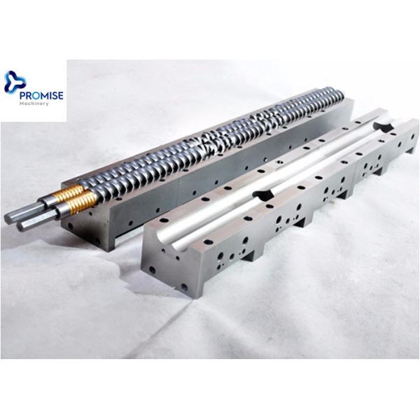 Pellet Twin Screw Extruder Machine Parts Barrels Conveying Kneading