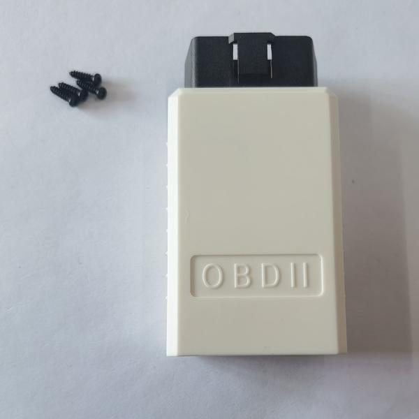 Automotive OBD2 Male Connector Housing 327 White Color Practical