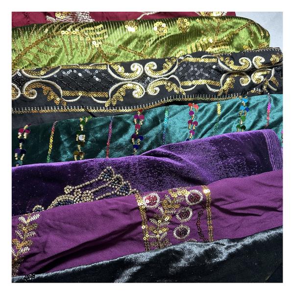 Luxury Design Velvet Embroidery Lace 100% Polyester White Sheer Curtain Fabric Voile Factory Supply For The Living Room