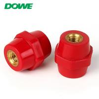Isoladores do suporte isolador do poliéster de BMC para sextavado vermelho da barra