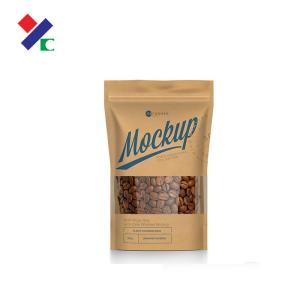 Сумки бумаги Брауна свободных образцов изготовленные на заказ упаковывая с ясным окном доказательство кислорода 180 микронов