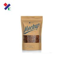 Sacos de empacotamento feitos sob encomenda do papel de Brown das amostras grátis com janela clara prova do oxigênio de 180 mícrons