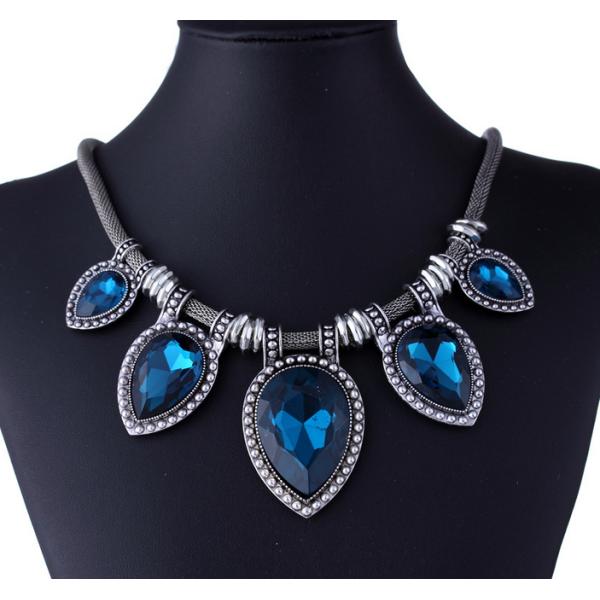 vintage owl necklace long necklace of natural semi-precious turquoise jewelry sets