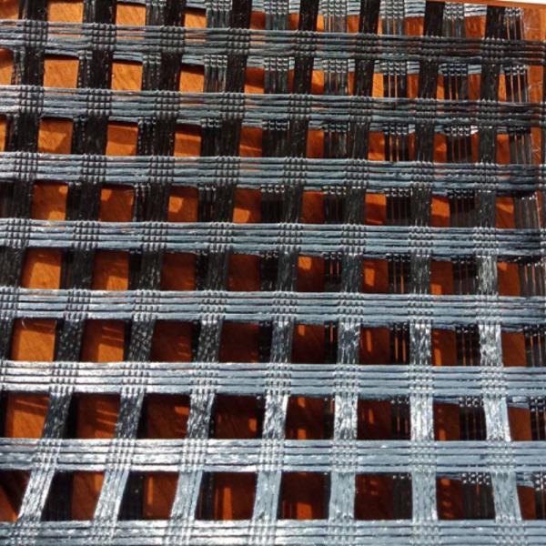 High Strength Low Creep Asphalt Reinforcement Fiberglass Geogrid Road Construction Material