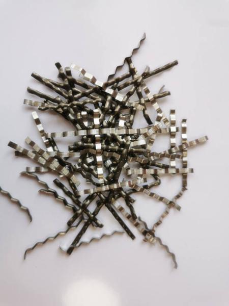Undulated Segment Xorex Steel Fiber Corrugated Type 0.6-1.02mm Diameter