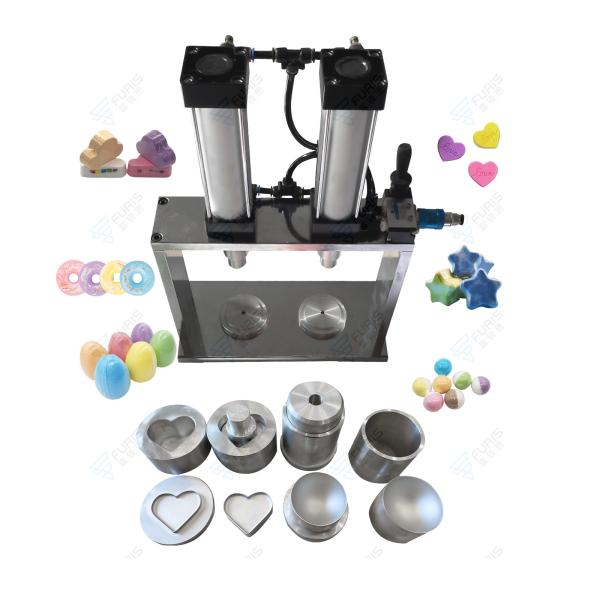 Hot Sale Pneumatic Manual Small Single four mold Bath Fizzer Bath Bombs Press Making Forming Machine