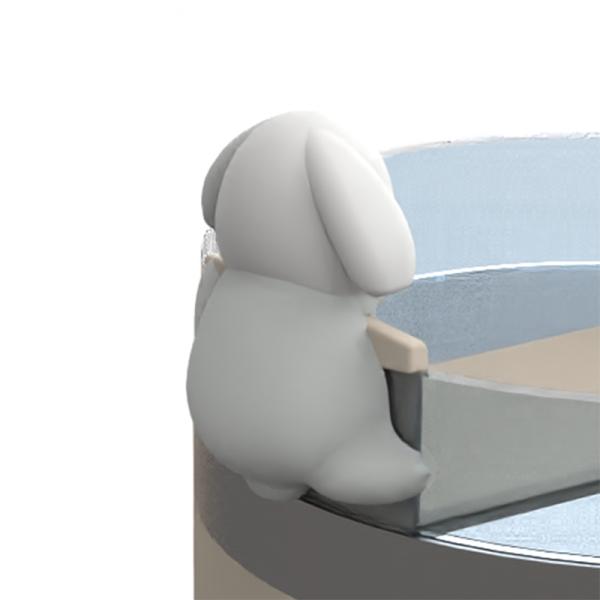 Accessoires de bar Cute dessin animé panda lapin lapin cochon design BPA gratuit de qualité alimentaire Silicone Aceesoreis pour les fûts de bouteille