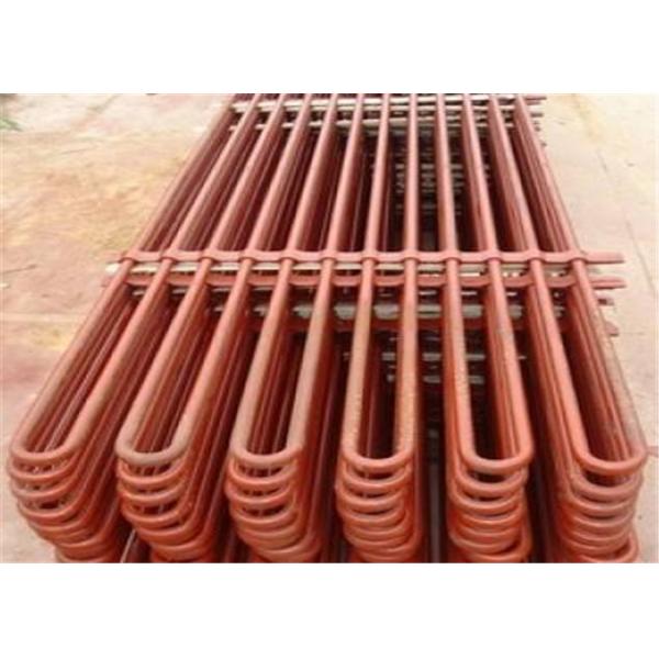 Anti Corrosion Industrial Boiler Superheater Tube , Fuel Gas Superheater High Speed Heating