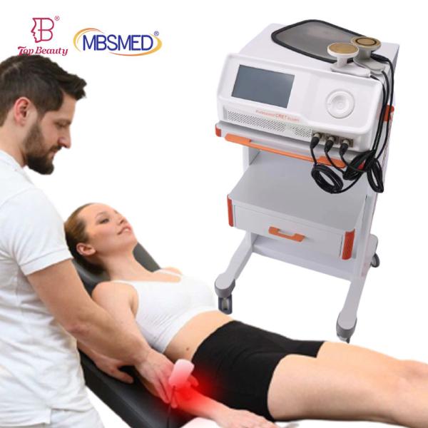 3 em 1 Smart Tecar Rf Ems Ed Máquina de Terapia de Ondas de Choque para Alivio da Dor