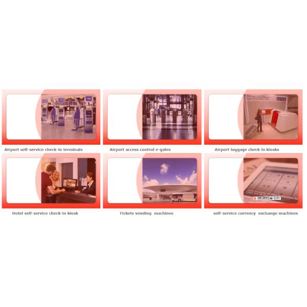 Сканер документов паспорта Sinosecu USB2.0 MRZ биометрический считыватель для университета