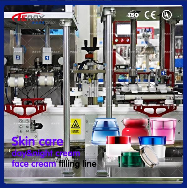 50BPM Fully Automated plastic jar Filling And Sealing Machine 15-200mL