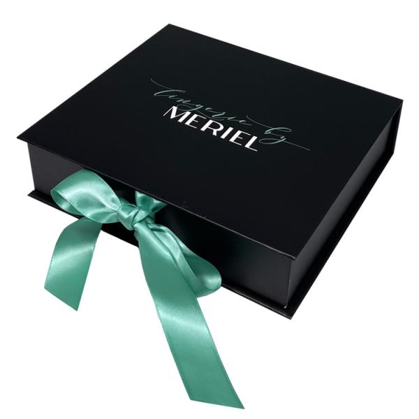 OEM Clothing Packing Boxes Gift Ribbon Apparel Packaging Boxes