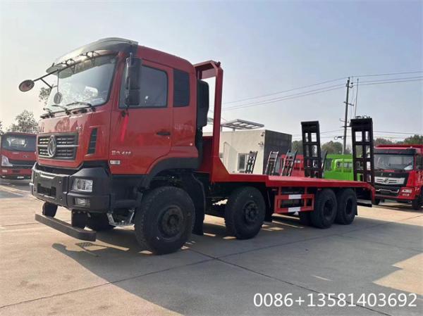Chine 30 tonnes Grand camion de récupération à lit plat Dongfeng 8x4 camion de traction à lit plat