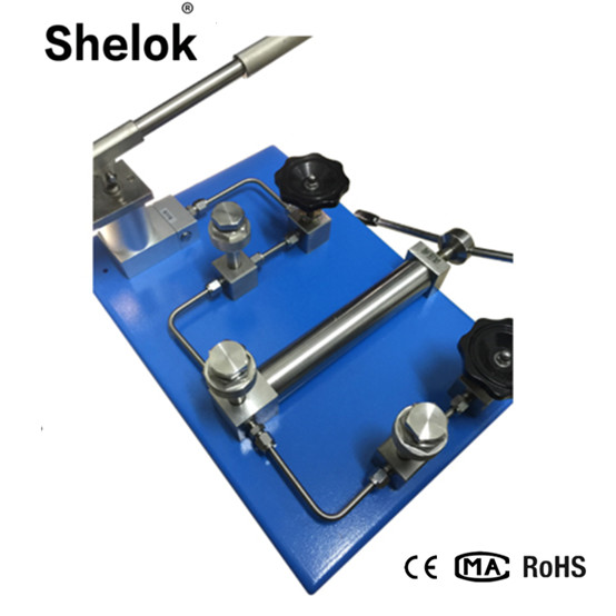 Hydraulic hot sale air  micro pressure hand pump pressure gauge calibrator  -100-600Kpa