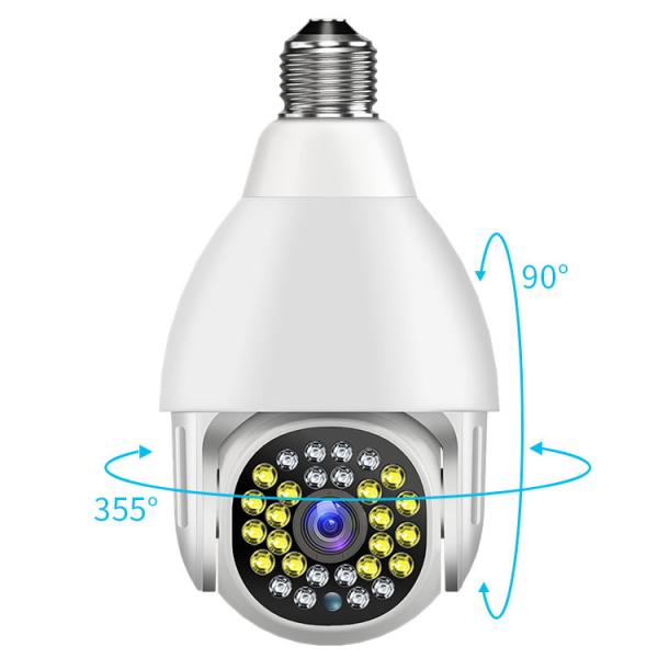 5G Smart E27 Wifi Panoramic Bulb Camera Wireless For Indoor Home Security