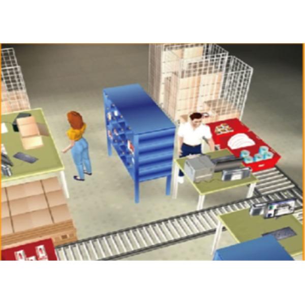 Customized Roller Food Conveyor System Horizontal Type For Packing / Storing