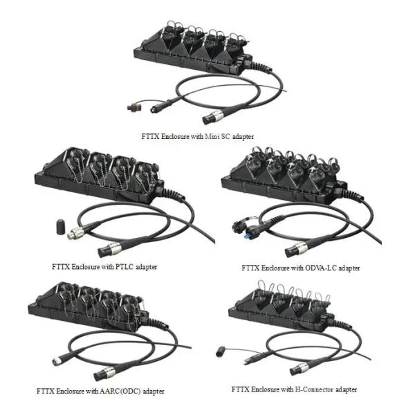 Hybrid or Non-Armoured Cable Type 8/12/24 Port IP68 Rated FTTH Optical Terminal Box