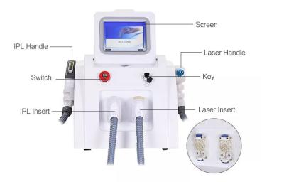 OPT Nd Yag Diode Laser Hair Removal Machine 2 In 1 Picosecond Skin Rejuvenation