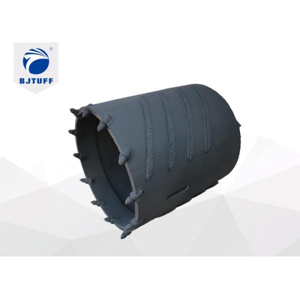 Bauer Type Core Barrels Drilling Bucket With Round Shank Chisel