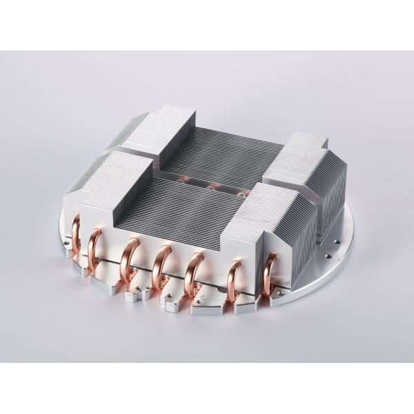 Алюминиевый сплав, медный металл трубы жары теплоотвода трубы штемпелюя силу 300В этапа светлую