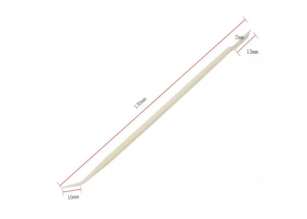 13cm White Plastic Eyelashes Perming Lift Tools Clean Up Rods For Sperate Eyelashes