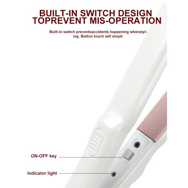 Утюг 220V мини портативного раскручивателя волос размера перемещения плоский 190 градусов