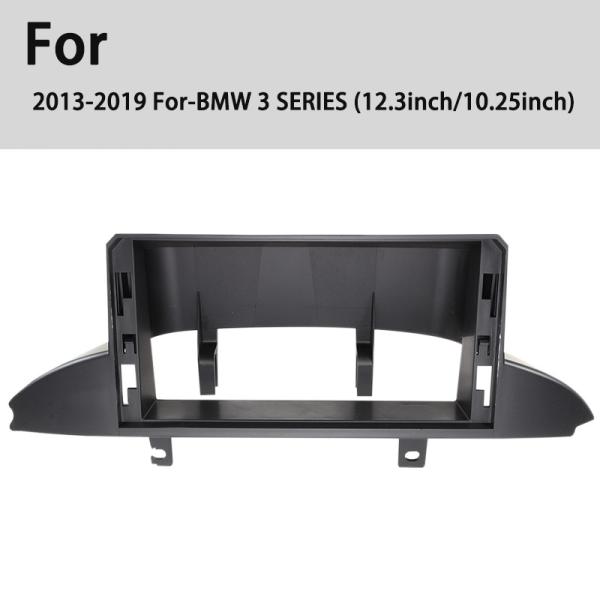 12.3インチ アンドロイド ステレオ ラジオ ファッシア DVD プレイヤー パネル カーフレーム BMW 3 シリーズ 2013-2019 ダッシュボード