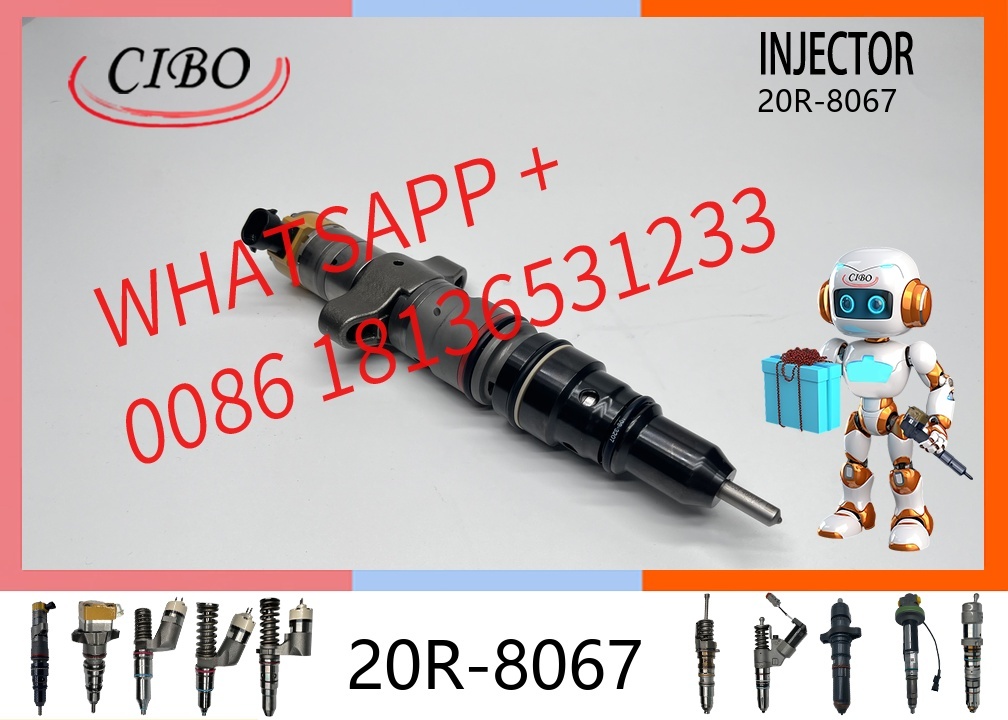 original 20R-8067 Common Rail Fuel Injector for  C7 Engine Excavator 324D 325D E324D E325D Diesel Injector Replacement for OEM 387-9441 254-4330 original new injector