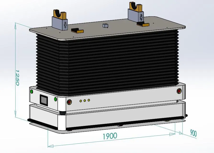 2000kg Heavy Load Custom Transfer Cart Lidar Slam Agv OEM ODM Available