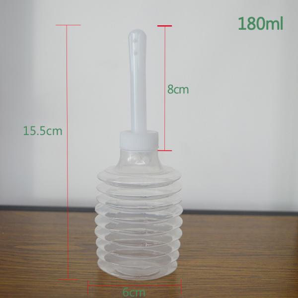 White Female Yoni Health Care Vaginal Irrigation Units with Disposable Design