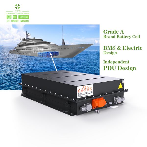 CTS Standard 614.4V 230Ah 141KWh Lifepo4 Marine Passenger Boat Lithium ion Battery