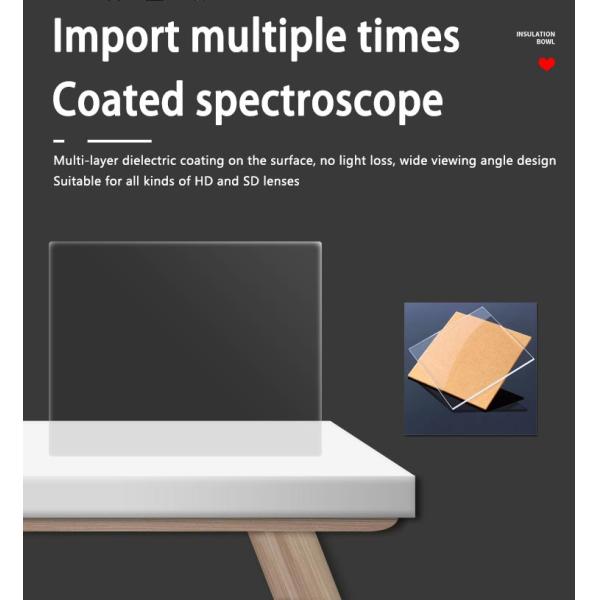 2 мм стеклянная рамка Teleprompter Kit для 24-дюймовой студии вещания и 10-30 футов расстояние