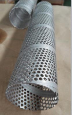 stainless steel spiral welded 316L perforated center tube oil 304 center core filter frame