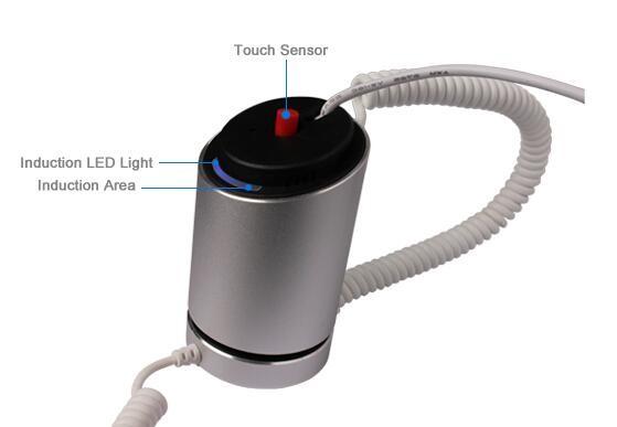 COMER table Mounted Docking Station Security retractable Bracket Secure Alarm Locking for gsm cellphone with charger