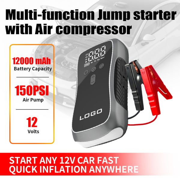 Multi FunctionCar Emergency Jump Starter 12V 8000mAh 10000mAh 12000mAh Emergency Start Power Supply