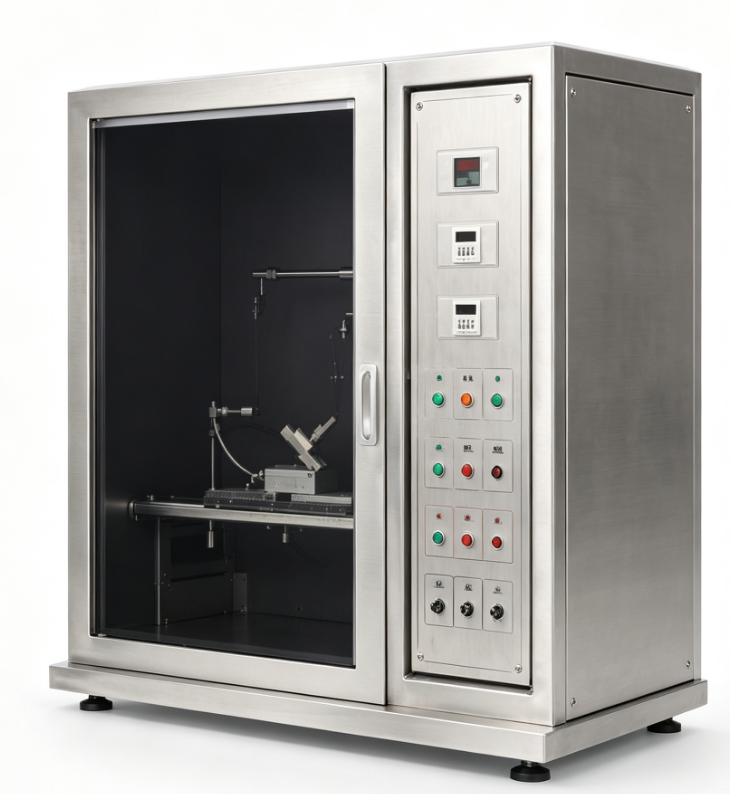 YYF059 Flammability Testing Equipment for Needle Flame Test Stainless Steel Housing