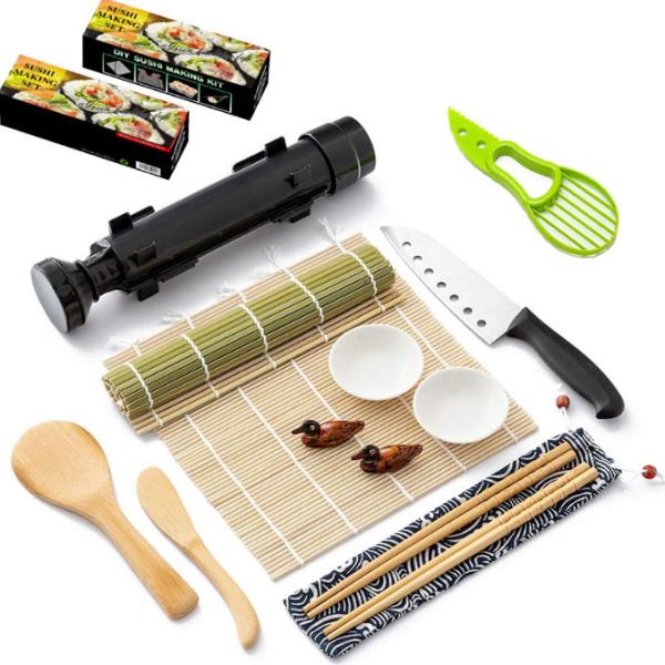 Sushi Making Kit All in One Sushi Bazooka Maker DIY Sushi Roller Machine