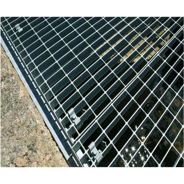 Hot Dipped Galvanized Metal Open Bar Grating Road Drainage Gutter Covers