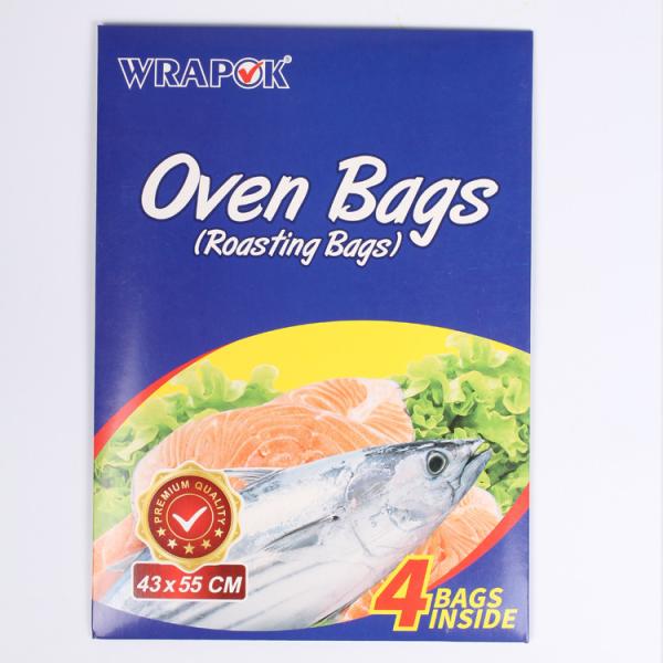 House Hold Use Clear Oven Plastic Bags , Microwave Cooking Bags For Meat