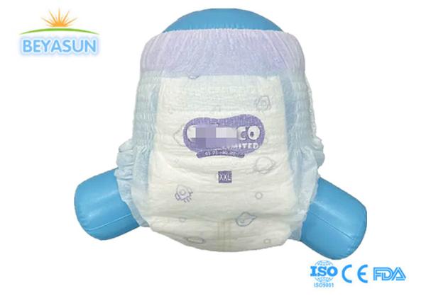 Bubble Waistband Infant OEM Manufacturer Tape Overnight Disposable Baby Diaper Pants with Breathable Film