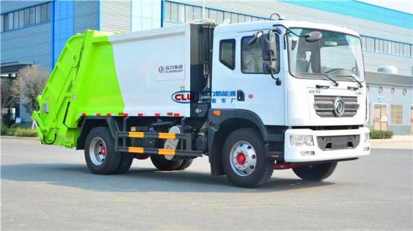 Camion à ordures hydraulique 12m3 automatique 10cbm de compacteur de déchets