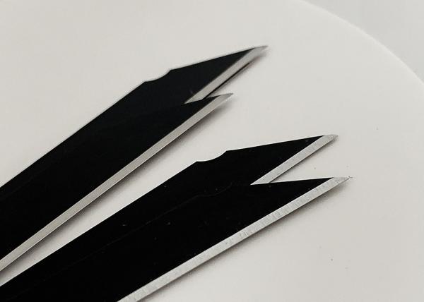cortador de papel preto de serviço público pequeno Pen Knife de lâminas de faca SK2 de 9mm